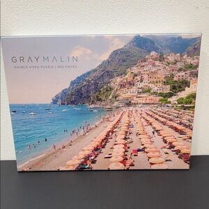 Galison Gray Malin Italy Two-Sided Puzzle, 500 Pieces